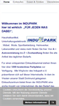 Mobile Screenshot of indupark.de